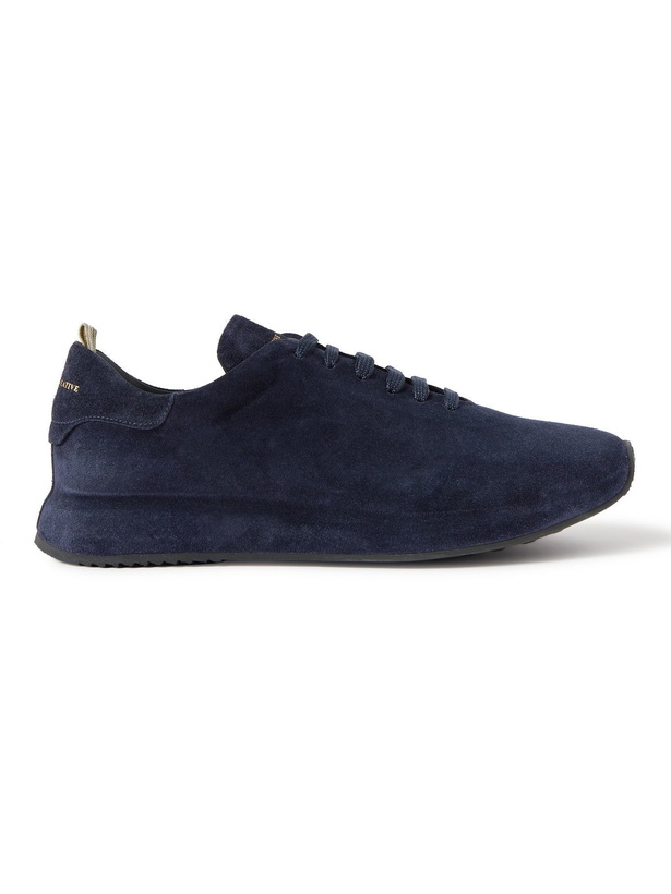 Photo: OFFICINE CREATIVE - Race Suede Sneakers - Blue