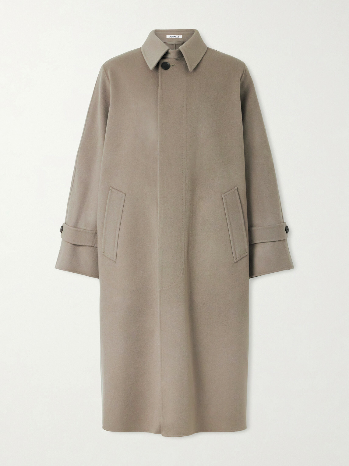 Auralee - Melton Wool Coat - Gray