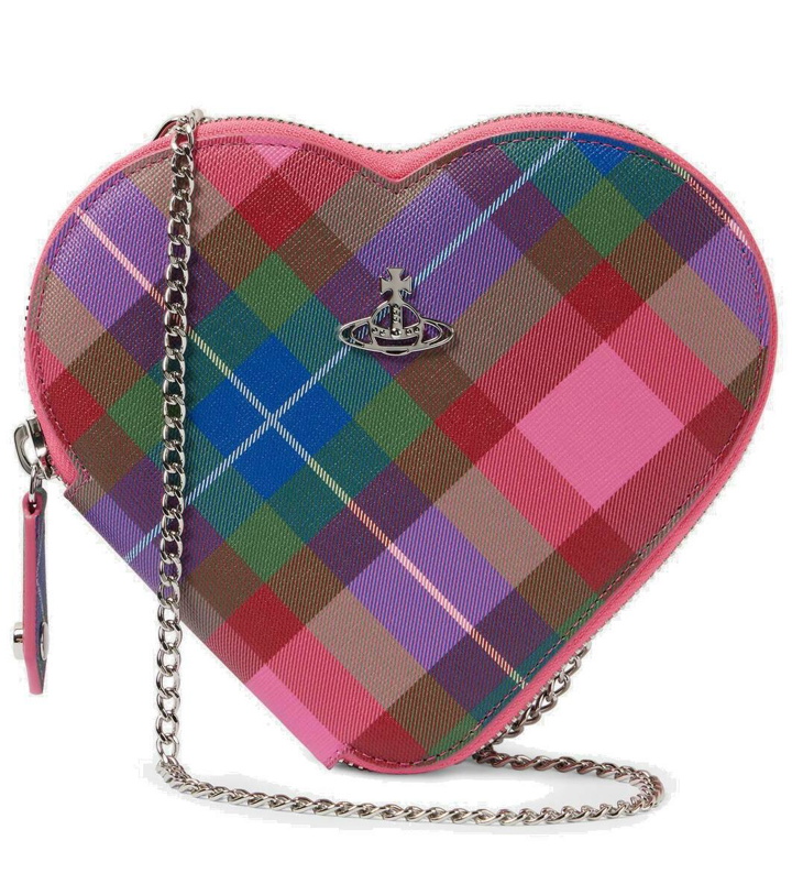 Photo: Vivienne Westwood Heart tartan leather crossbody bag