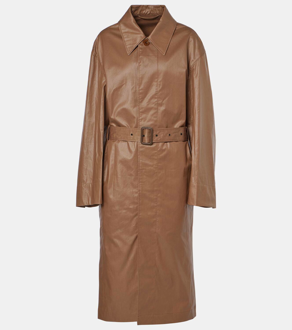 Lemaire Belted cotton raincoat