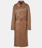Lemaire Belted cotton raincoat
