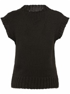 LEMAIRE - Chunky Cotton Sleeveless Sweater
