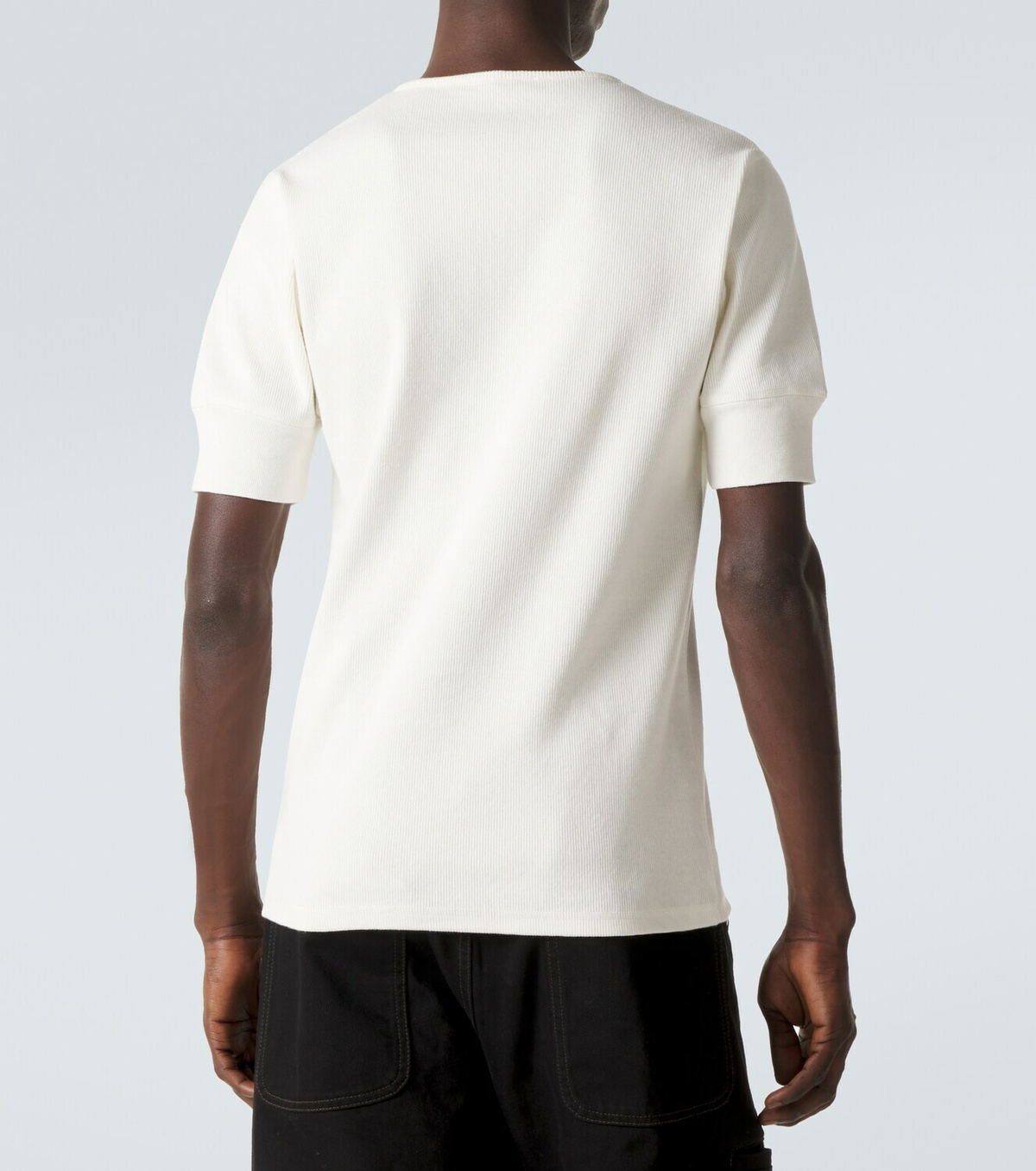 Lemaire Cotton and linen jersey Henley shirt