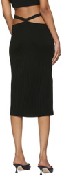Anna October Black Alizee Midi Skirt