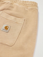 Carhartt WIP - Nelson Tapered Garment-Dyed Cotton-Jersey Sweatpants - Neutrals