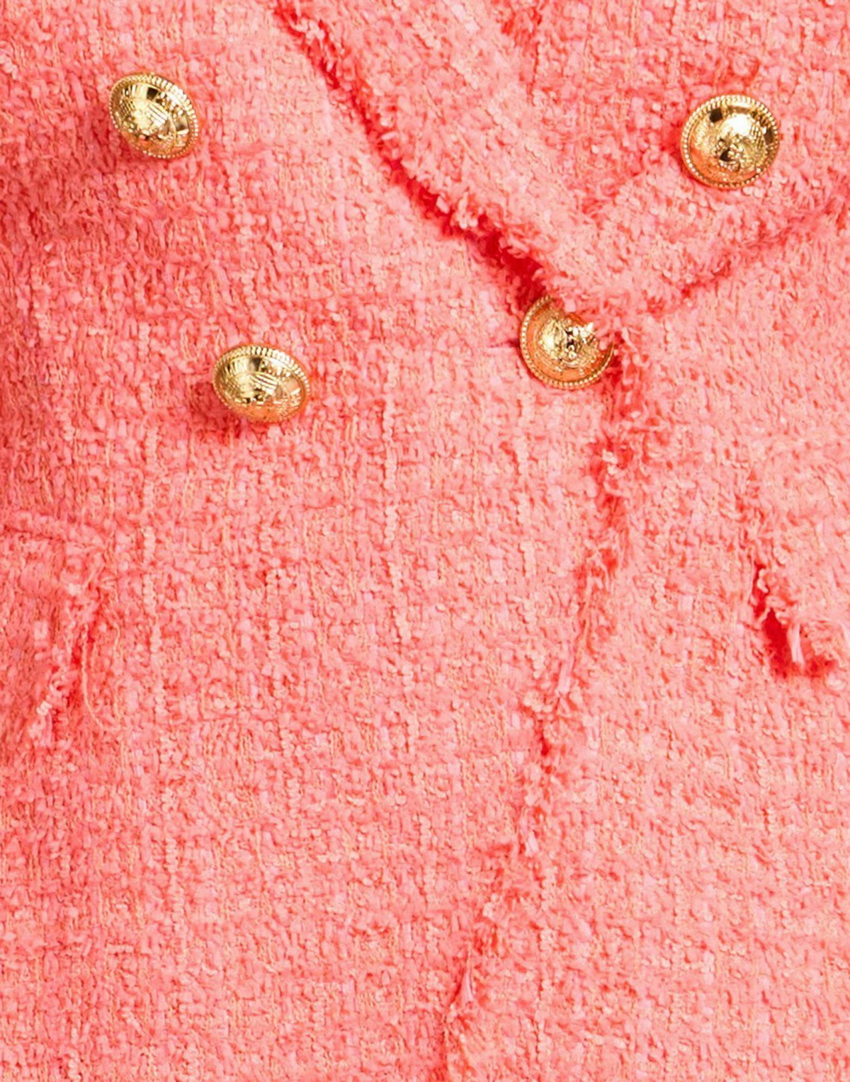 Balmain Womens Blazer Coral