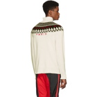 Givenchy Off-White Fairisle Turtleneck