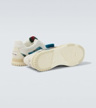 Gucci GG Canvas leather-trimmed sneakers