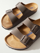 BIRKENSTOCK - Arizona Textured Birko-Flor Sandals - Brown