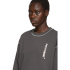 Polythene* Optics Grey Vertical Sweatshirt