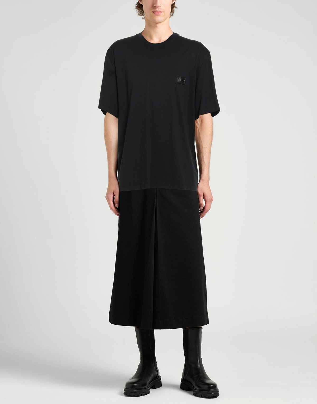 Neil Barrett Mens T-shirt in Black