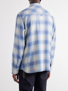 Fortela - Josh Checked Cotton Shirt - Blue