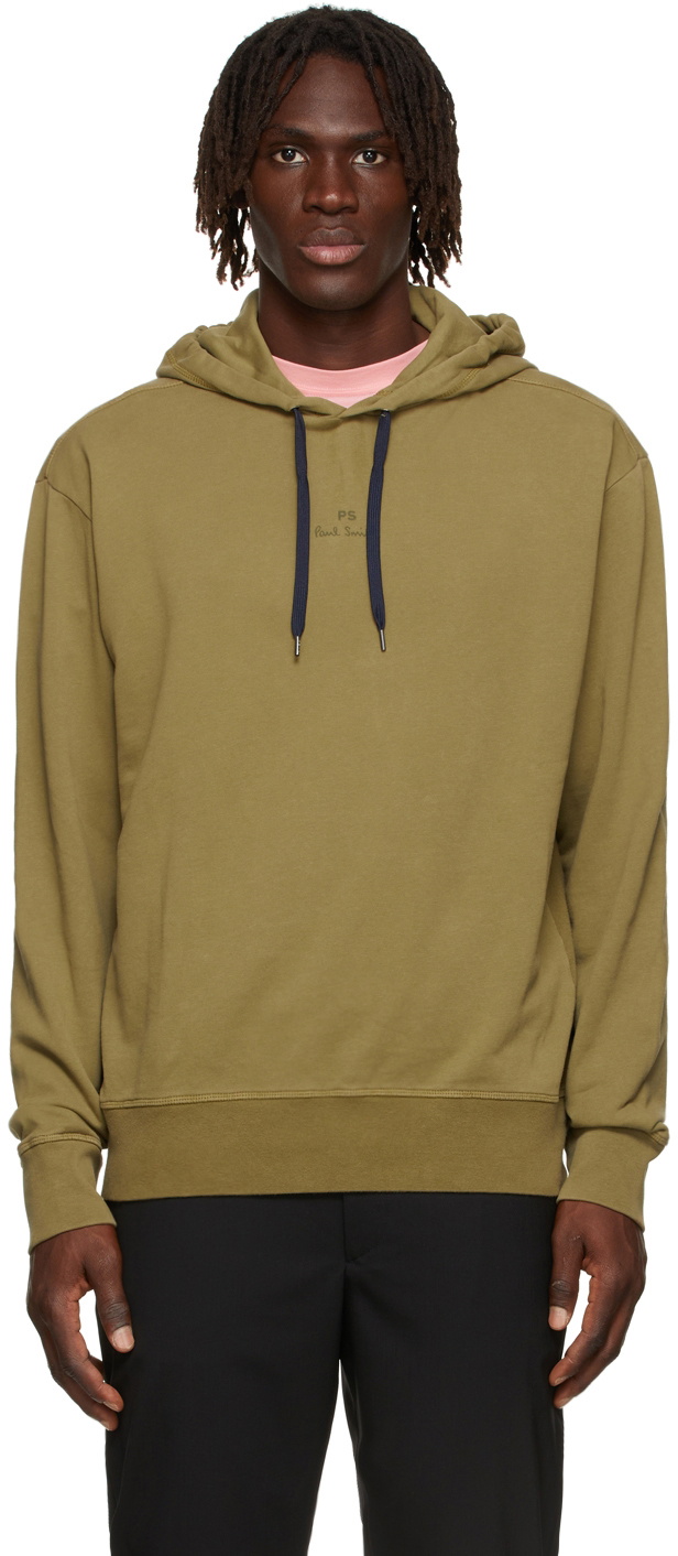 PS by Paul Smith Green Stack Logo Hoodie PS by Paul Smith