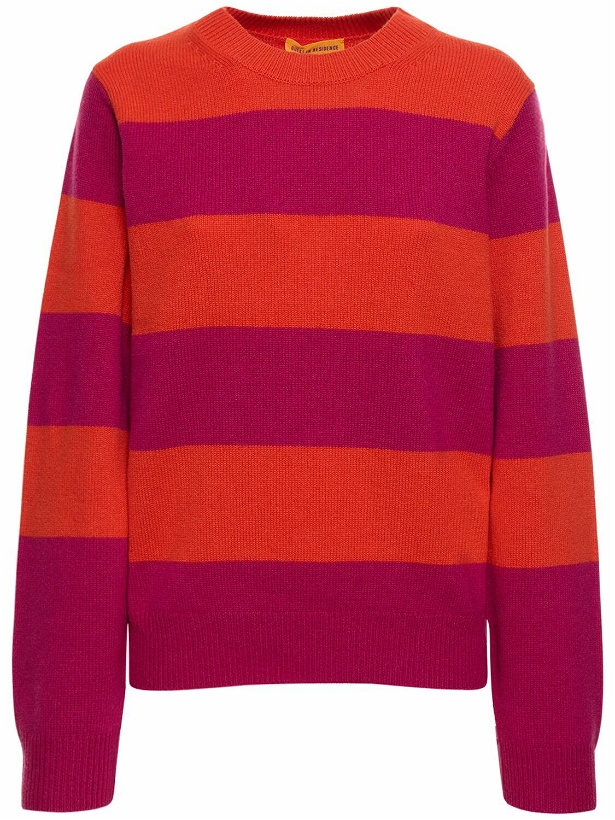 Photo: GUEST IN RESIDENCE Striped Cashmere Crewneck Sweater