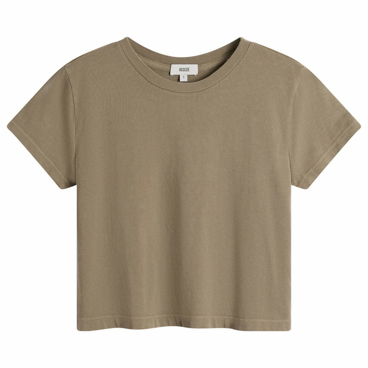 Photo: Agolde Women's Adine Shrunken T-Shirt in Trail