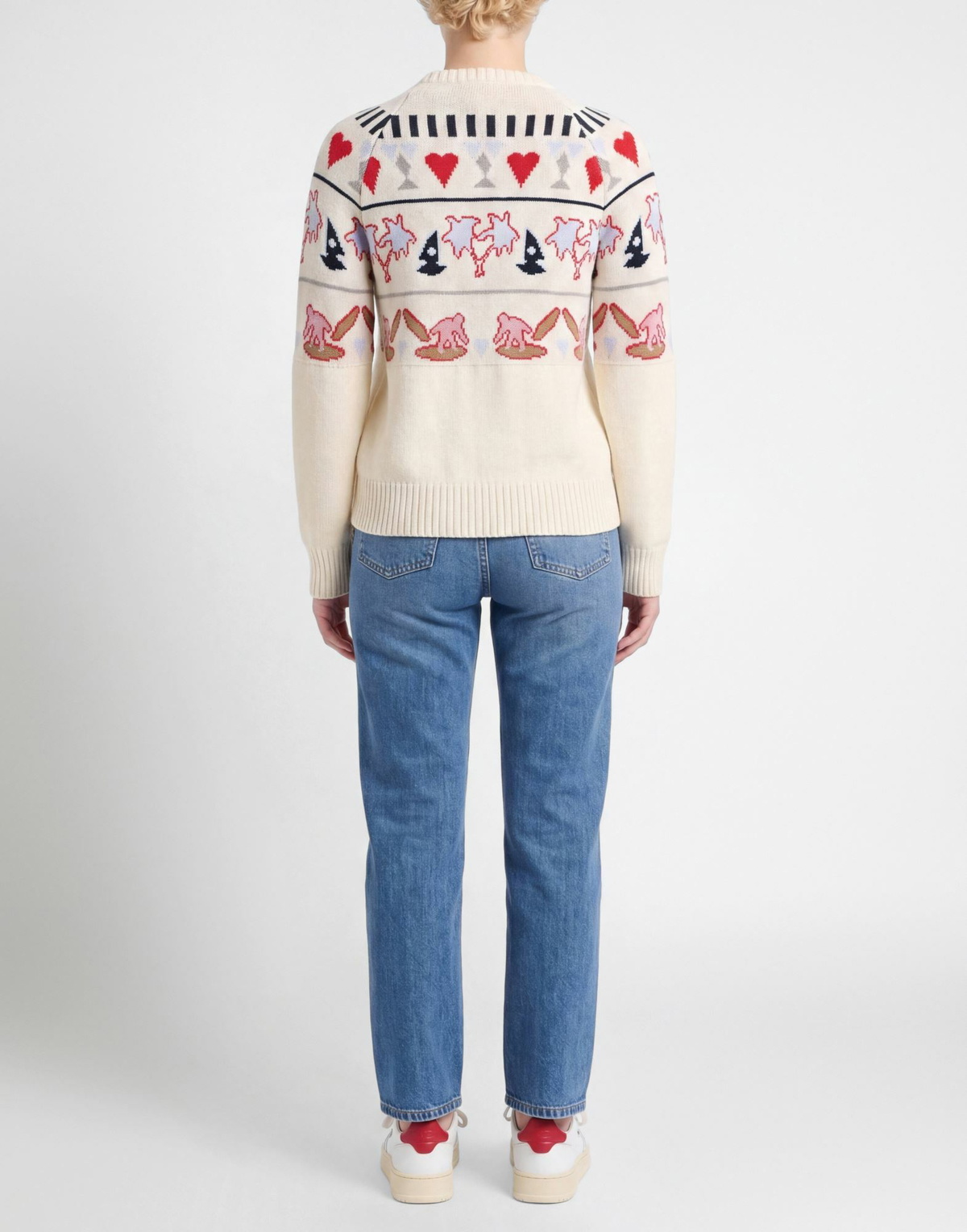 Fiorucci Womens Sweater Ivory