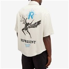 Represent Men's Icarus Short Sleeve Shirt in Off White