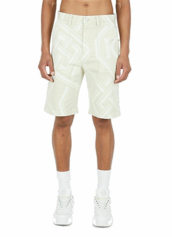 Photo: Maze Motif Shorts in Cream