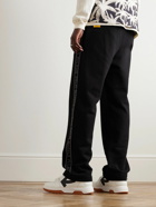 Palm Angels - Logo-Embellished Cotton-Jersey Sweatpants - Black