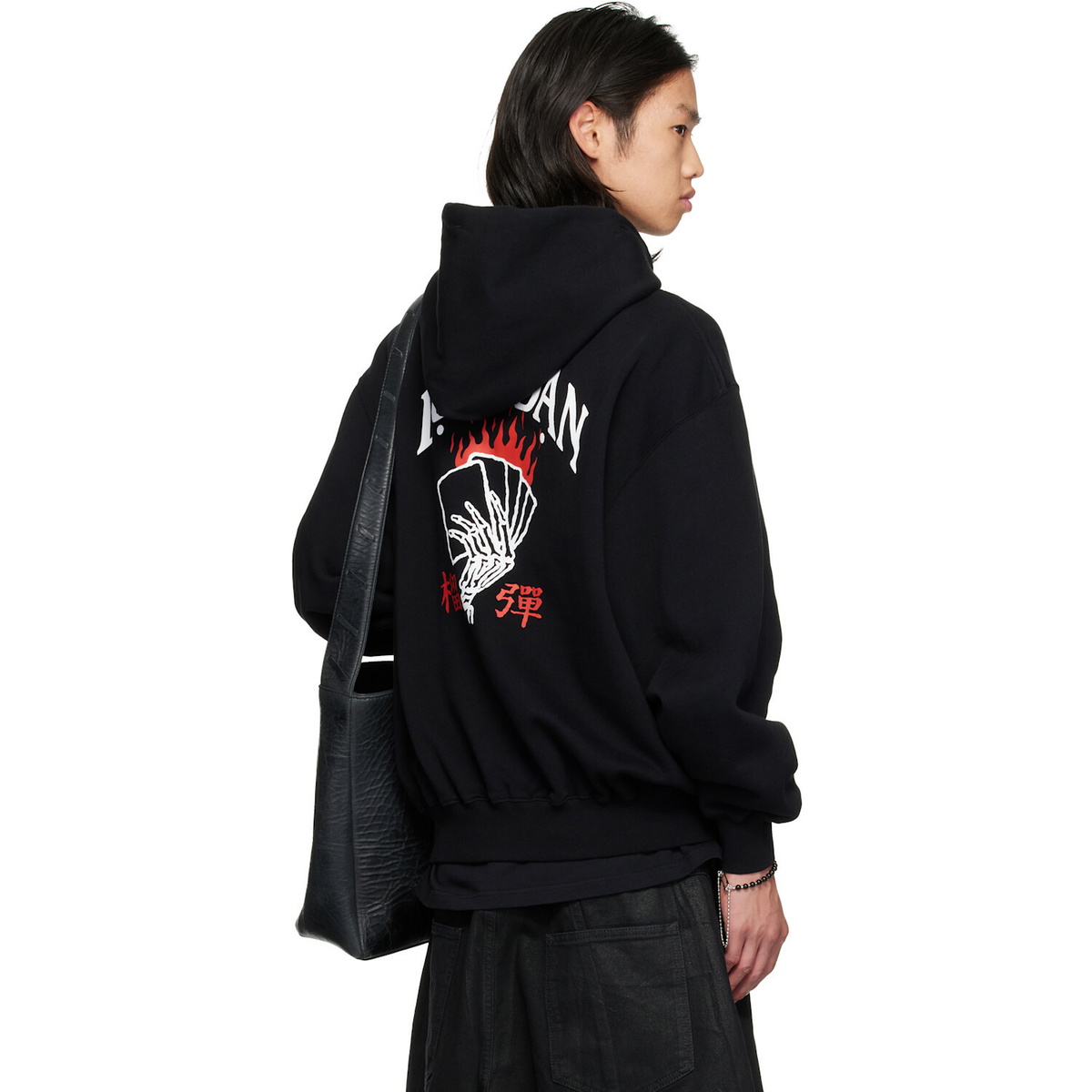 LU'U DAN Black Aftermath Hoodie
