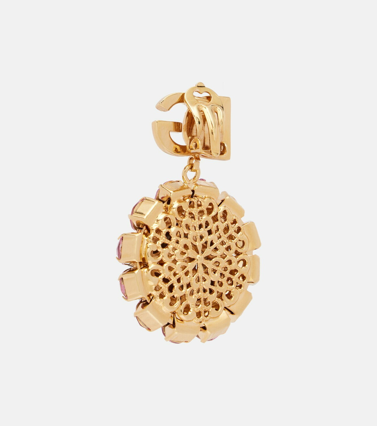 Dolce&Gabbana Re-Edition DG embellished clip-on earrings