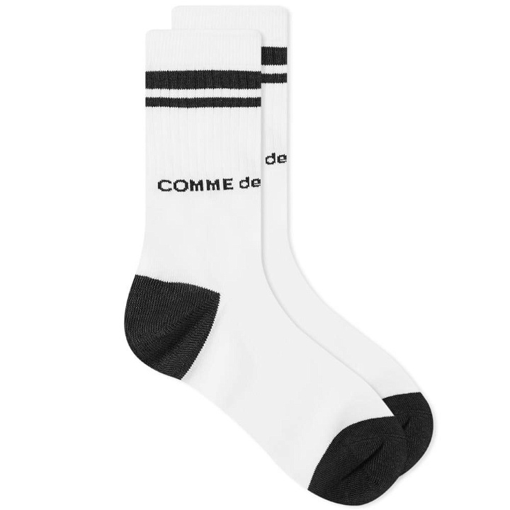 Photo: Comme Des Garçons Homme Plus Logo Sport Socks