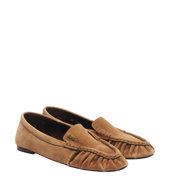 Photo: Saint Laurent Loaferino suede loafers