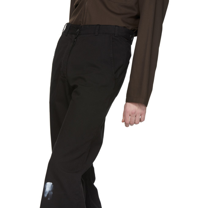 LHomme Rouge Black Gender Trousers