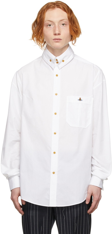 Photo: Vivienne Westwood White Two-Button Krall Shirt