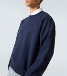 Saint Laurent Cassandre cotton jersey sweatshirt
