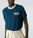 King & Tuckfield Knitted wool T-shirt
