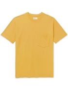UNIVERSAL WORKS - Recycled Organic Cotton-Jersey T-Shirt - Yellow - XS