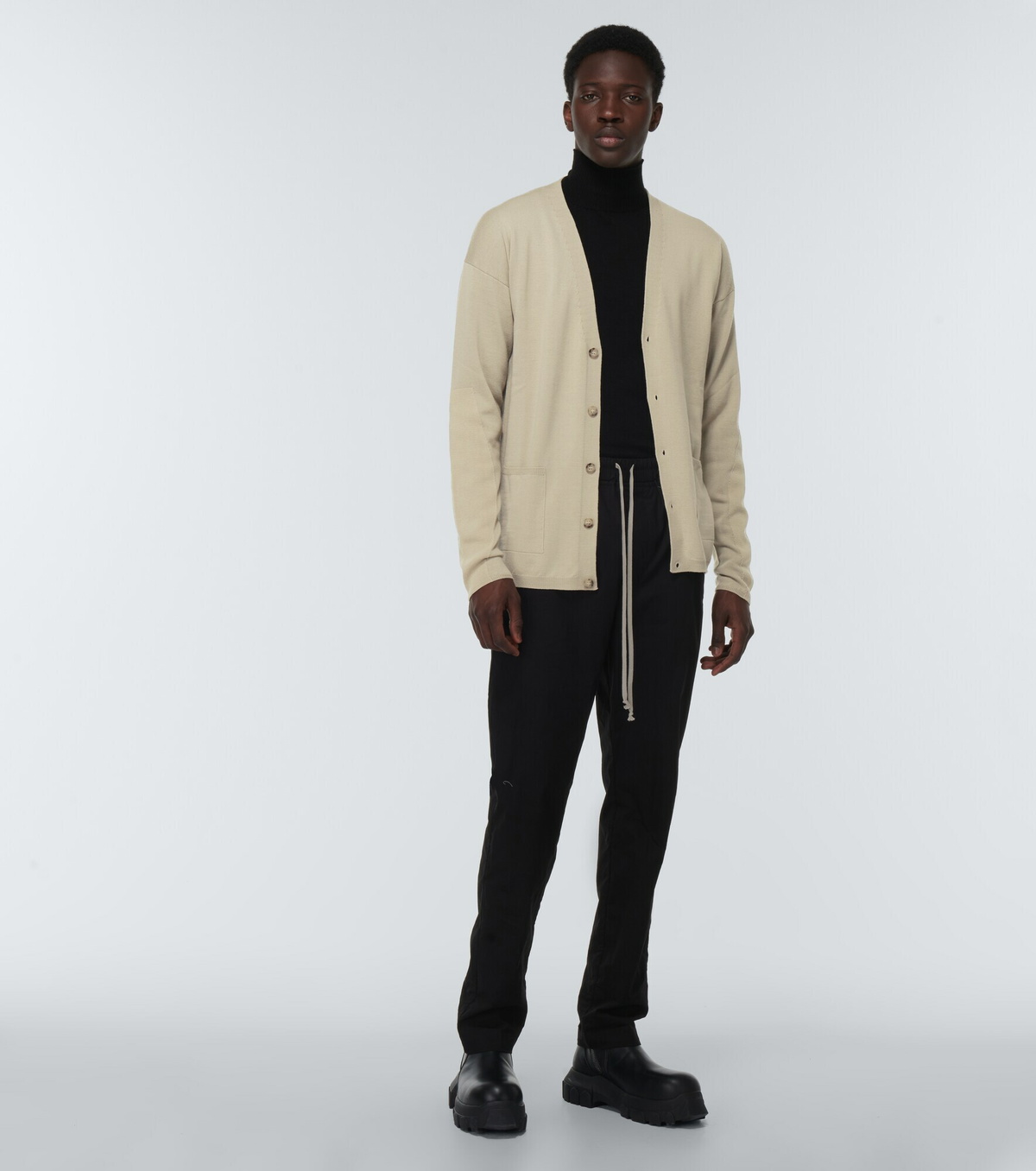Rick Owens - Peter wool and cotton cardigan Rick Owens