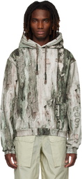 RCOS Beige & Khaki Stack Logo Hoodie