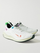 Nike Running - InfinityRN 4 SE Rubber-Trimmed Flyknit Sneakers - White