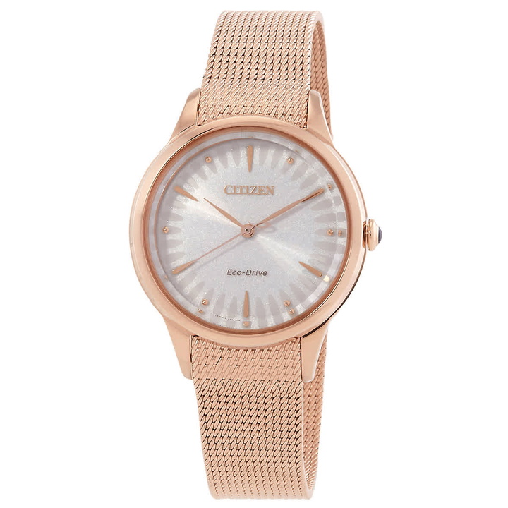 Photo: Citizen L Series Eco-Drive White Dial Ladies Watch EM1153-88A