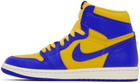 Nike Jordan Blue & Yellow Air Jordan 1 Retro Hi OG Sneakers