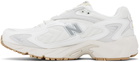 New Balance White 725V1 Sneakers