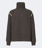 Maison Margiela Wool zip-up sweater