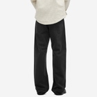 Jacquemus Men's Leather Patch Jeans in Black