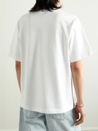 Casablanca - Casa Beach Wave Oversized Logo-Print Organic Cotton-Jersey T-Shirt - White