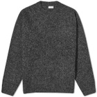 Dries Van Noten Men's Morane Marl Crew Knit in Grey