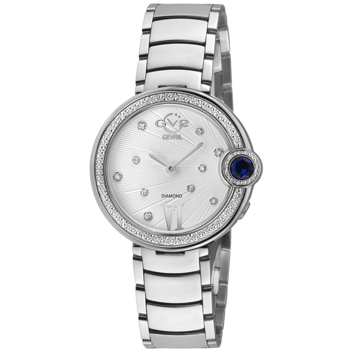 Photo: GV2 by Gevril Perugia Quartz White Dial Ladies Watch 14707B