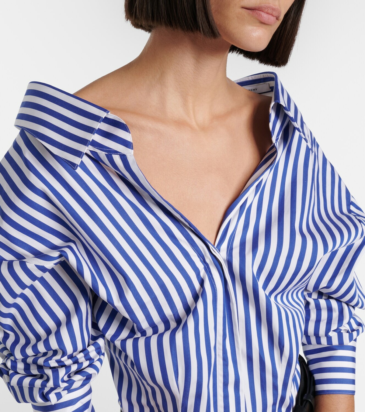 Givenchy Striped cotton poplin blouse