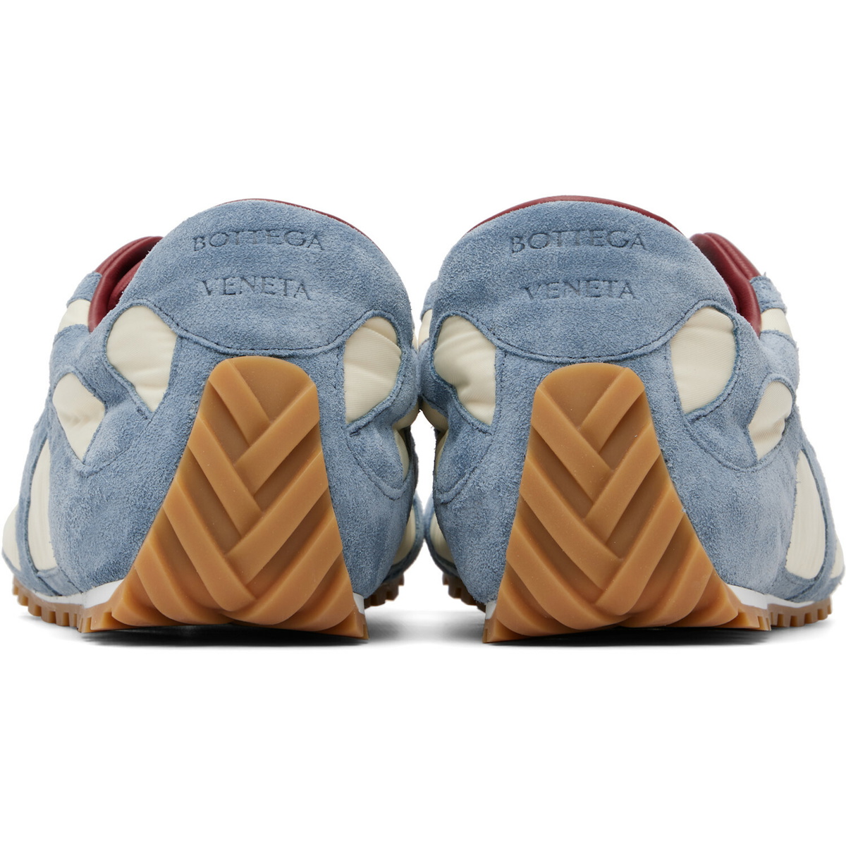 Bottega Veneta Blue & Off-White Orbit Flash Sneakers