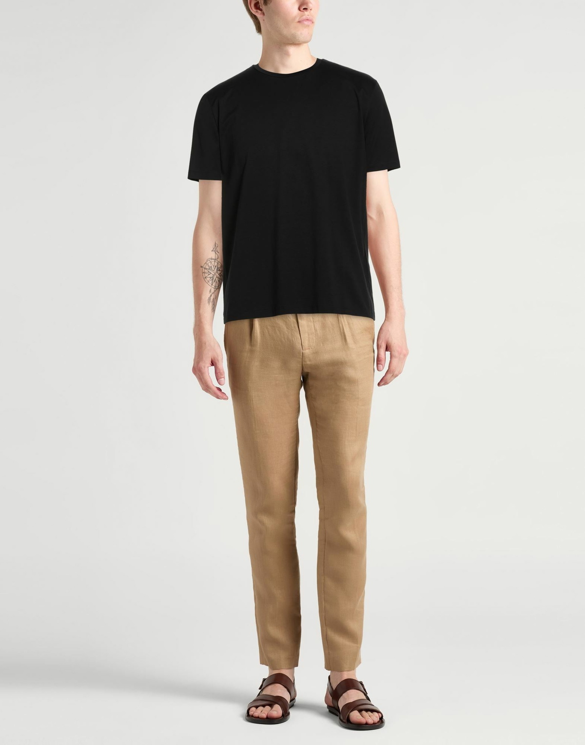 Herno Mens T-shirt in Black