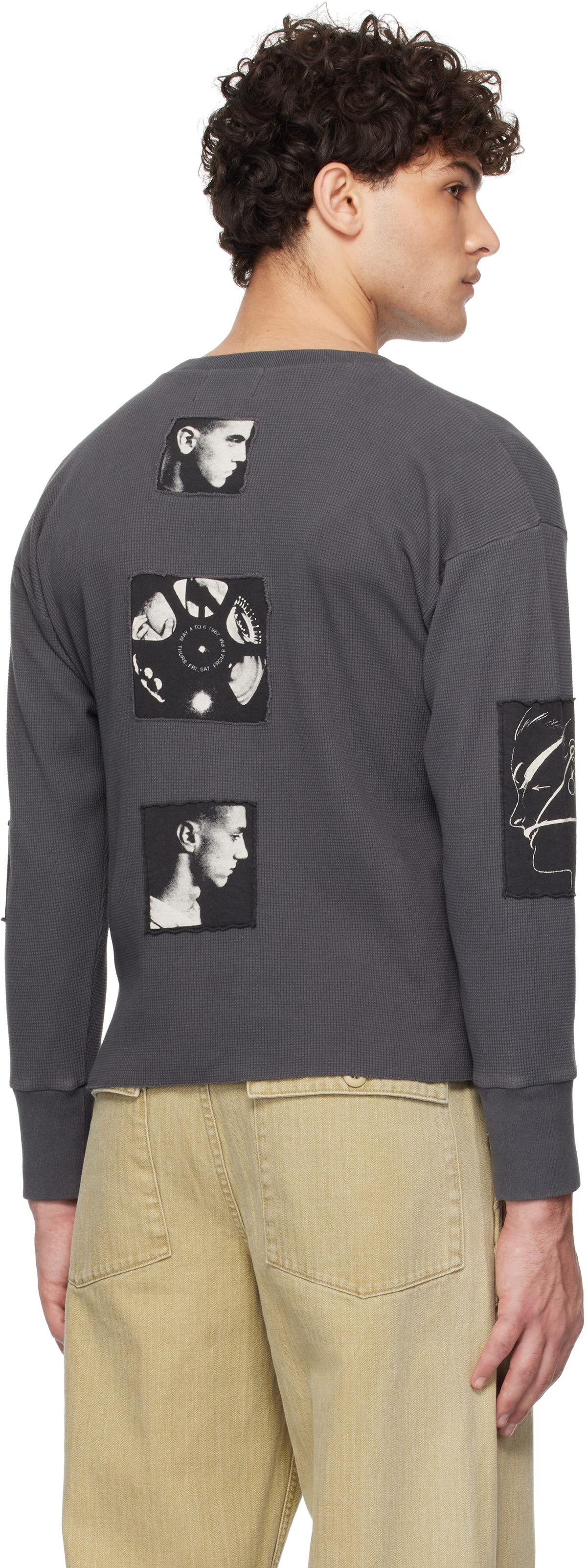Enfants Riches Déprimés Black Assemblage LS Thermal I Shirt