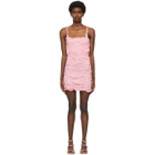 Gauntlett Cheng SSENSE Exclusive Pink Elasticated Floral Dress