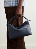 LOEWE - Puzzle Edge Large Logo-Debossed Leather Messenger Bag