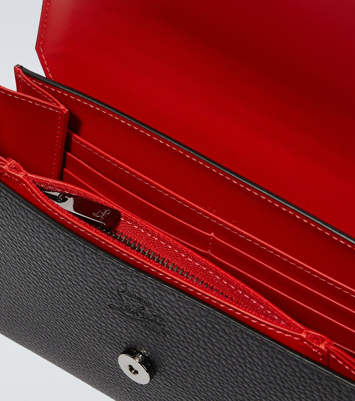 Christian Louboutin Explorafunk leather wallet on chain Christian